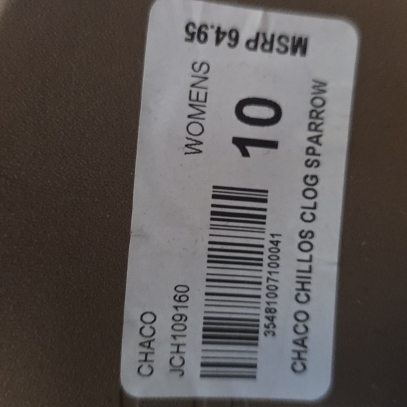 NWT Women's CHACO'S CHILLOS CLOG in colorway SPARROW. Size 10 - Picture 3 of 8